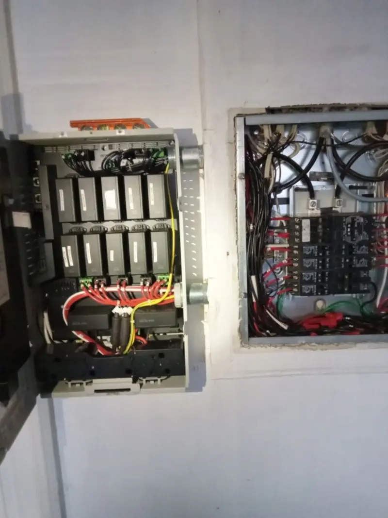 Electrical panel upgrade completed for Indoor Lighting Installation in Semmes